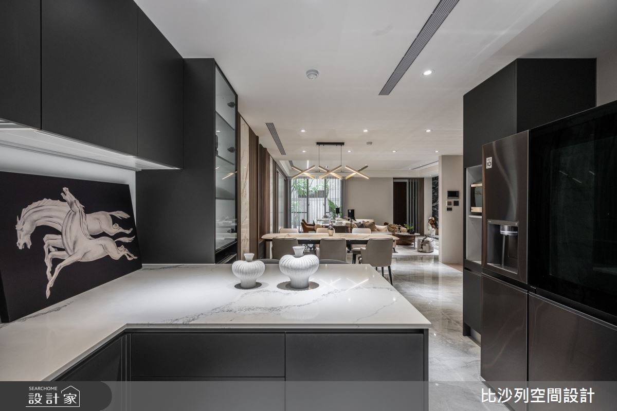 82坪中古屋(5~15年)＿現代風餐廳中島案例圖片＿比沙列空間設計＿比沙列_45之28