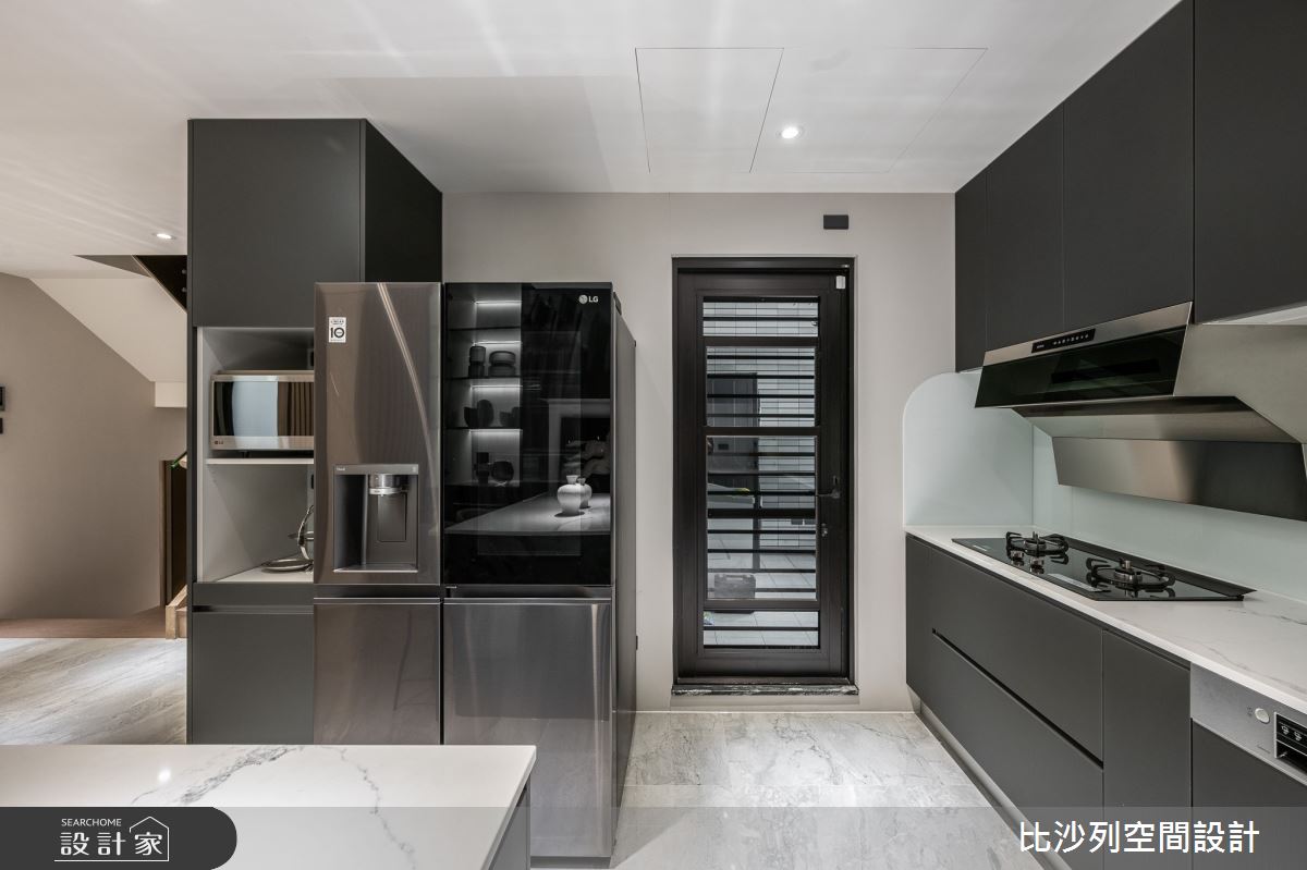 82坪中古屋(5~15年)＿現代風廚房中島案例圖片＿比沙列空間設計＿比沙列_45之30