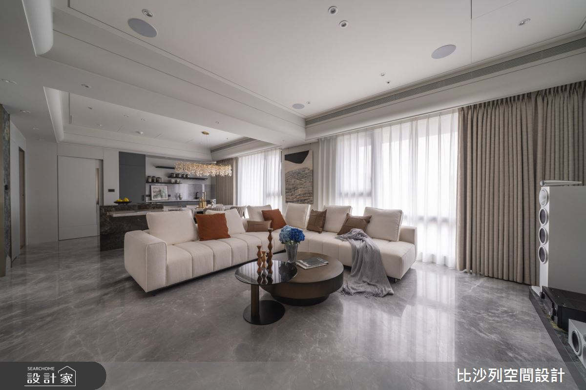 30坪新成屋(5年以下)＿現代風客廳案例圖片＿比沙列空間設計＿比沙列_48之3