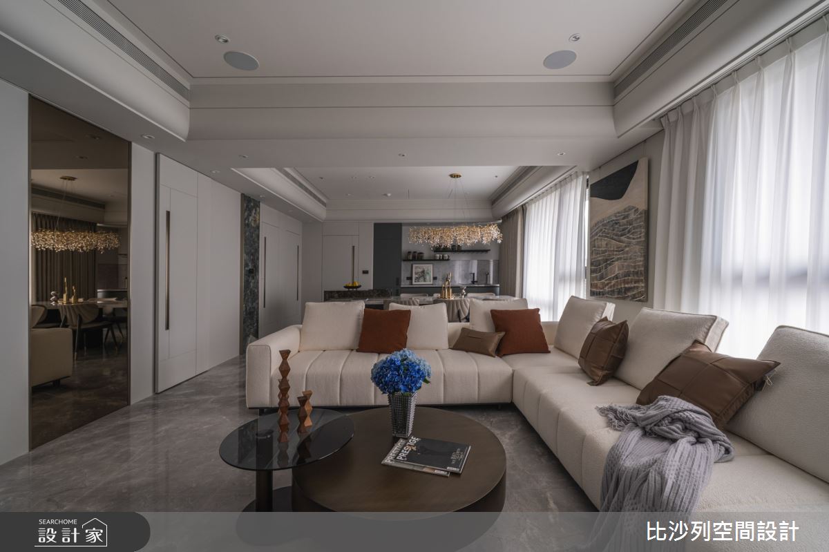 30坪新成屋(5年以下)＿現代風客廳案例圖片＿比沙列空間設計＿比沙列_48之5