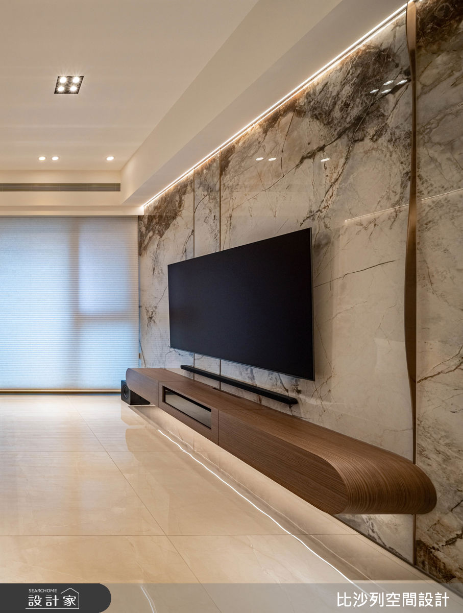 14坪新成屋(5年以下)＿現代風客廳案例圖片＿比沙列空間設計＿比沙列_51之2