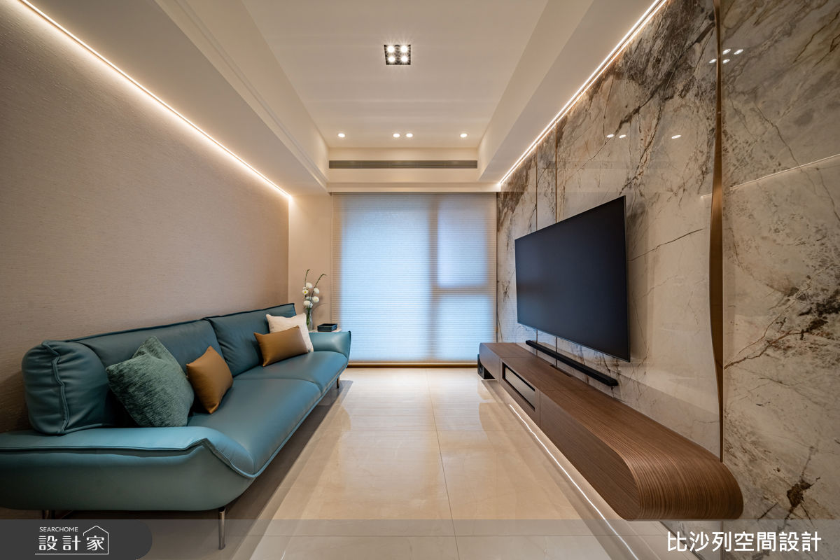 14坪新成屋(5年以下)＿現代風客廳案例圖片＿比沙列空間設計＿比沙列_51之3