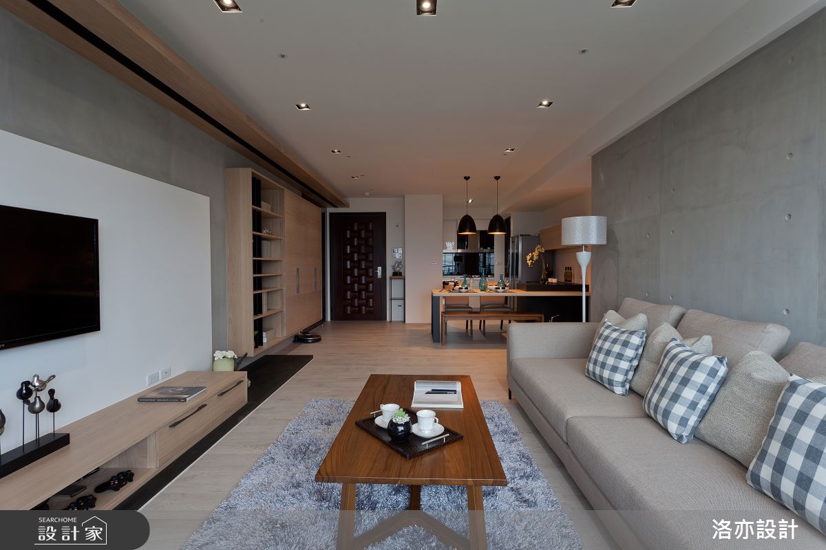 35坪新成屋(5年以下)＿北歐風客廳案例圖片＿洛亦設計 luò yì Interior Design＿洛亦_01之3