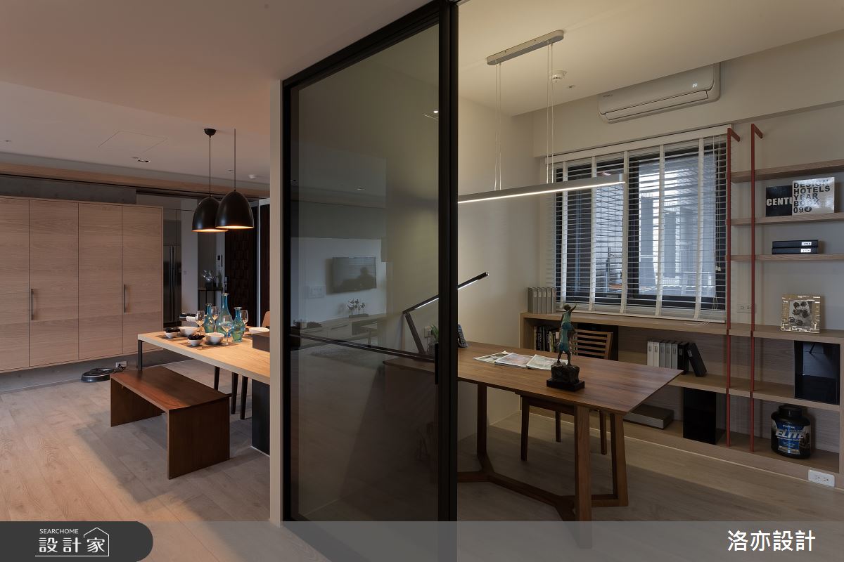 35坪新成屋(5年以下)＿北歐風書房案例圖片＿洛亦設計 luò yì Interior Design＿洛亦_01之6