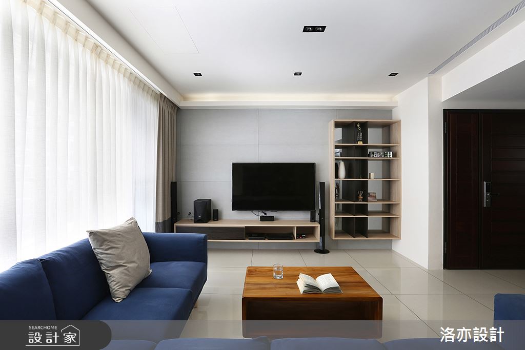 28坪新成屋(5年以下)＿混搭風客廳案例圖片＿洛亦設計 luò yì Interior Design＿洛亦_02之4