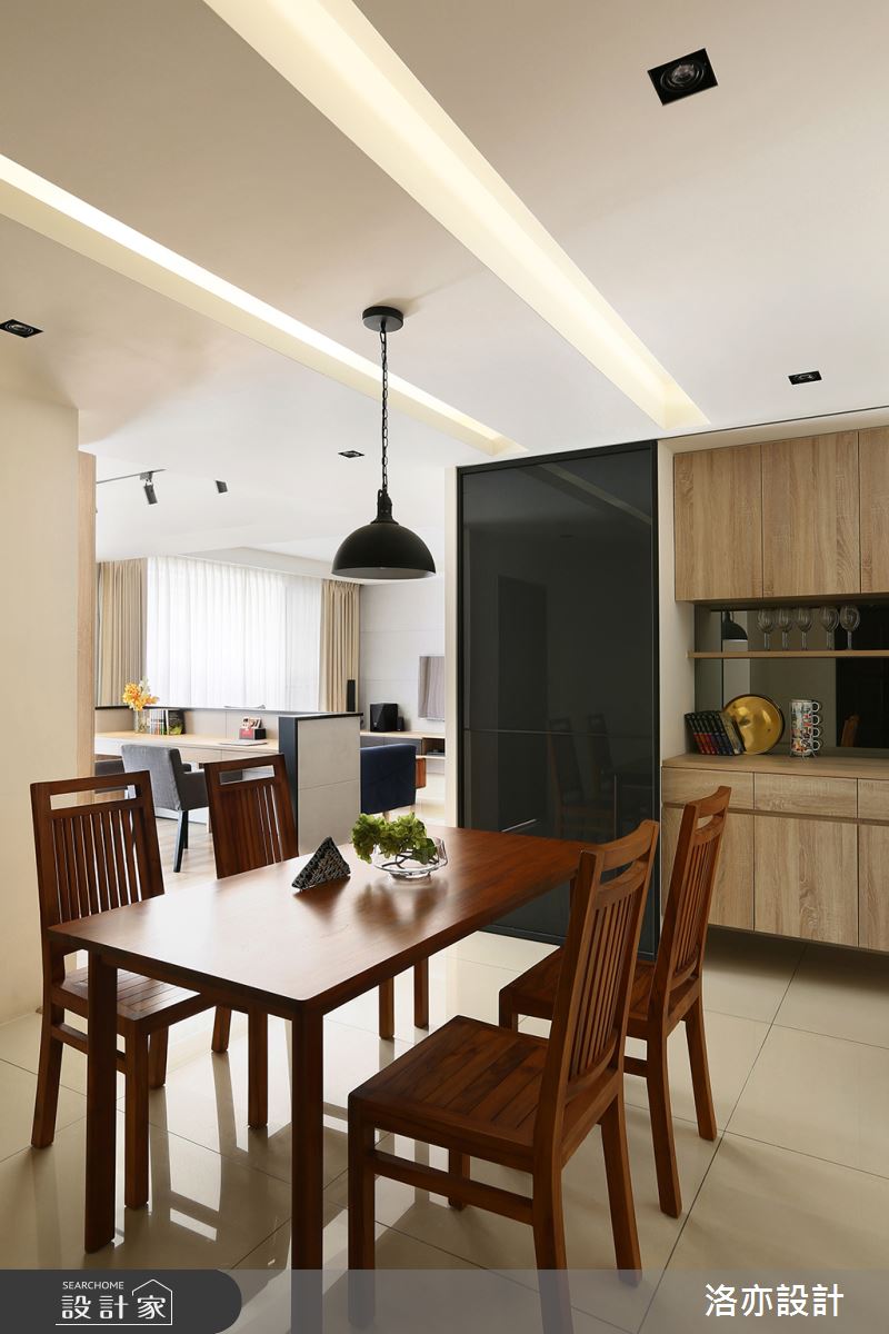28坪新成屋(5年以下)＿混搭風餐廳案例圖片＿洛亦設計 luò yì Interior Design＿洛亦_02之6