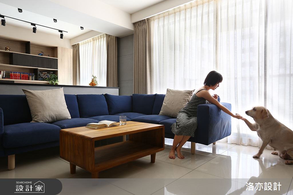 28坪新成屋(5年以下)＿混搭風客廳案例圖片＿洛亦設計 luò yì Interior Design＿洛亦_02之3