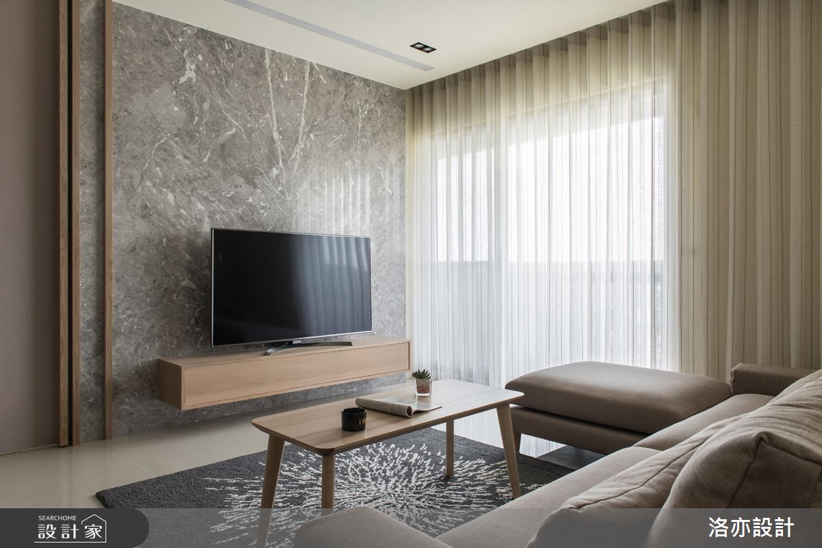 35坪新成屋(5年以下)＿北歐風客廳案例圖片＿洛亦設計 luò yì Interior Design＿洛亦_03之5