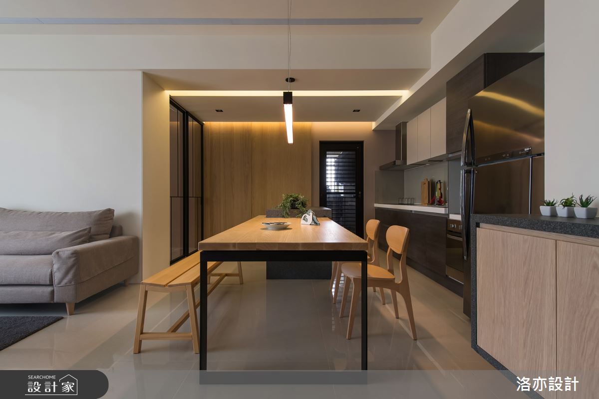 35坪新成屋(5年以下)＿北歐風餐廳案例圖片＿洛亦設計 luò yì Interior Design＿洛亦_03之6