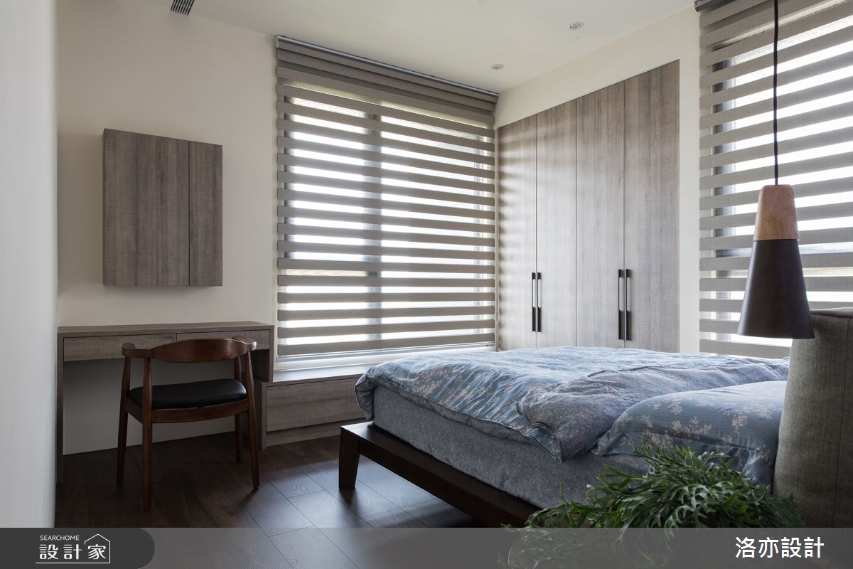 35坪新成屋(5年以下)＿北歐風臥室案例圖片＿洛亦設計 luò yì Interior Design＿洛亦_03之11