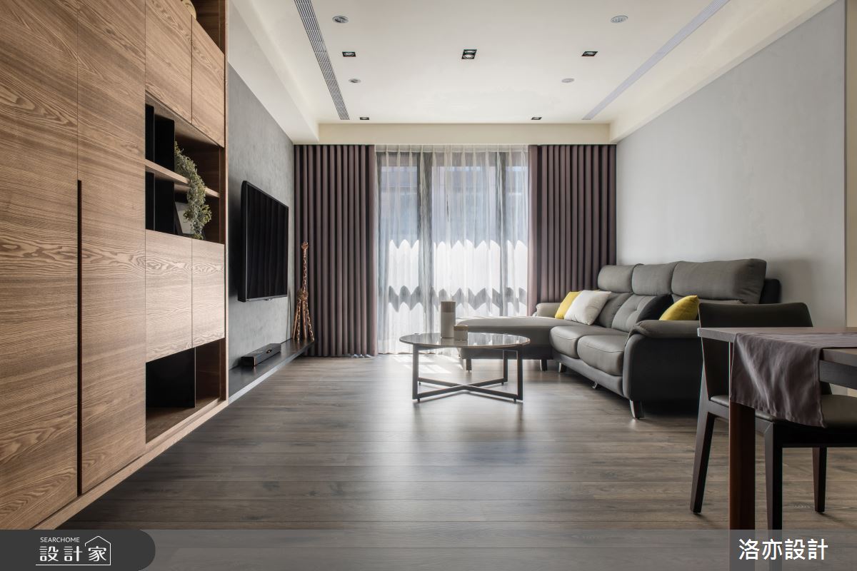 25坪新成屋(5年以下)＿混搭風客廳案例圖片＿洛亦設計 luò yì Interior Design＿洛亦_04之3