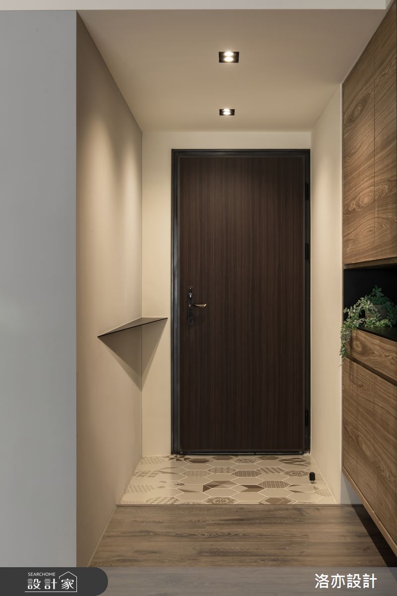 25坪新成屋(5年以下)＿混搭風玄關案例圖片＿洛亦設計 luò yì Interior Design＿洛亦_04之1