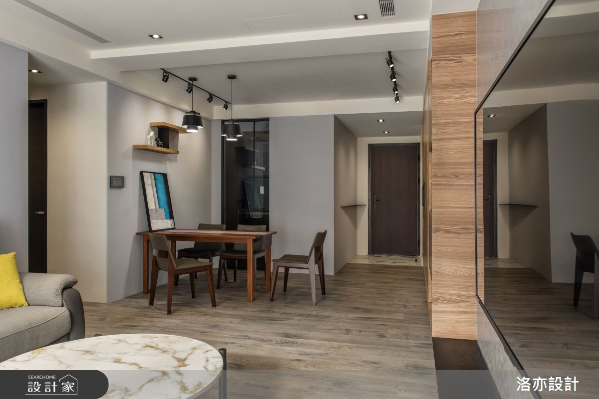 25坪新成屋(5年以下)＿混搭風餐廳案例圖片＿洛亦設計 luò yì Interior Design＿洛亦_04之4