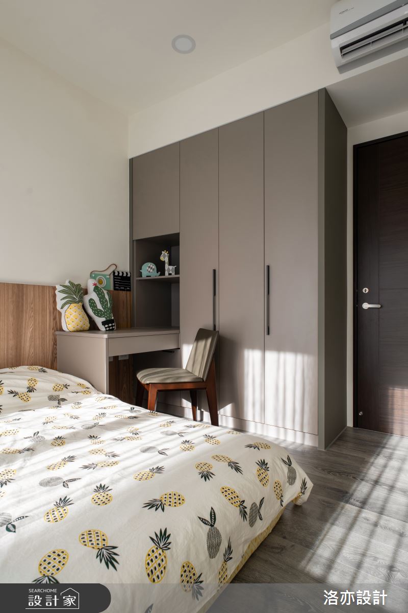25坪新成屋(5年以下)＿混搭風臥室案例圖片＿洛亦設計 luò yì Interior Design＿洛亦_04之7