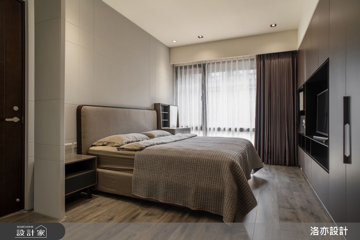 25坪新成屋(5年以下)＿混搭風臥室案例圖片＿洛亦設計 luò yì Interior Design＿洛亦_04之5