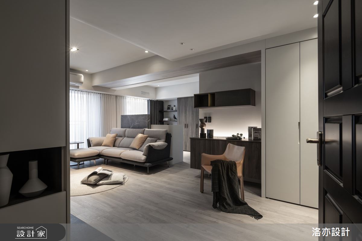 23坪新成屋(5年以下)＿簡約風客廳案例圖片＿洛亦設計 luò yì Interior Design＿洛亦_05之2
