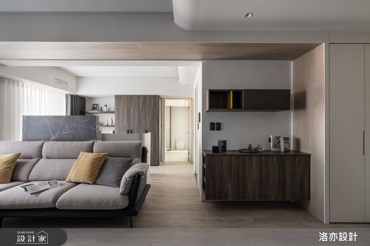 23坪新成屋(5年以下)＿簡約風客廳案例圖片＿洛亦設計 luò yì Interior Design＿洛亦_05之6