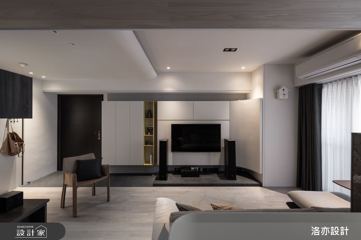 23坪新成屋(5年以下)＿簡約風客廳案例圖片＿洛亦設計 luò yì Interior Design＿洛亦_05之9