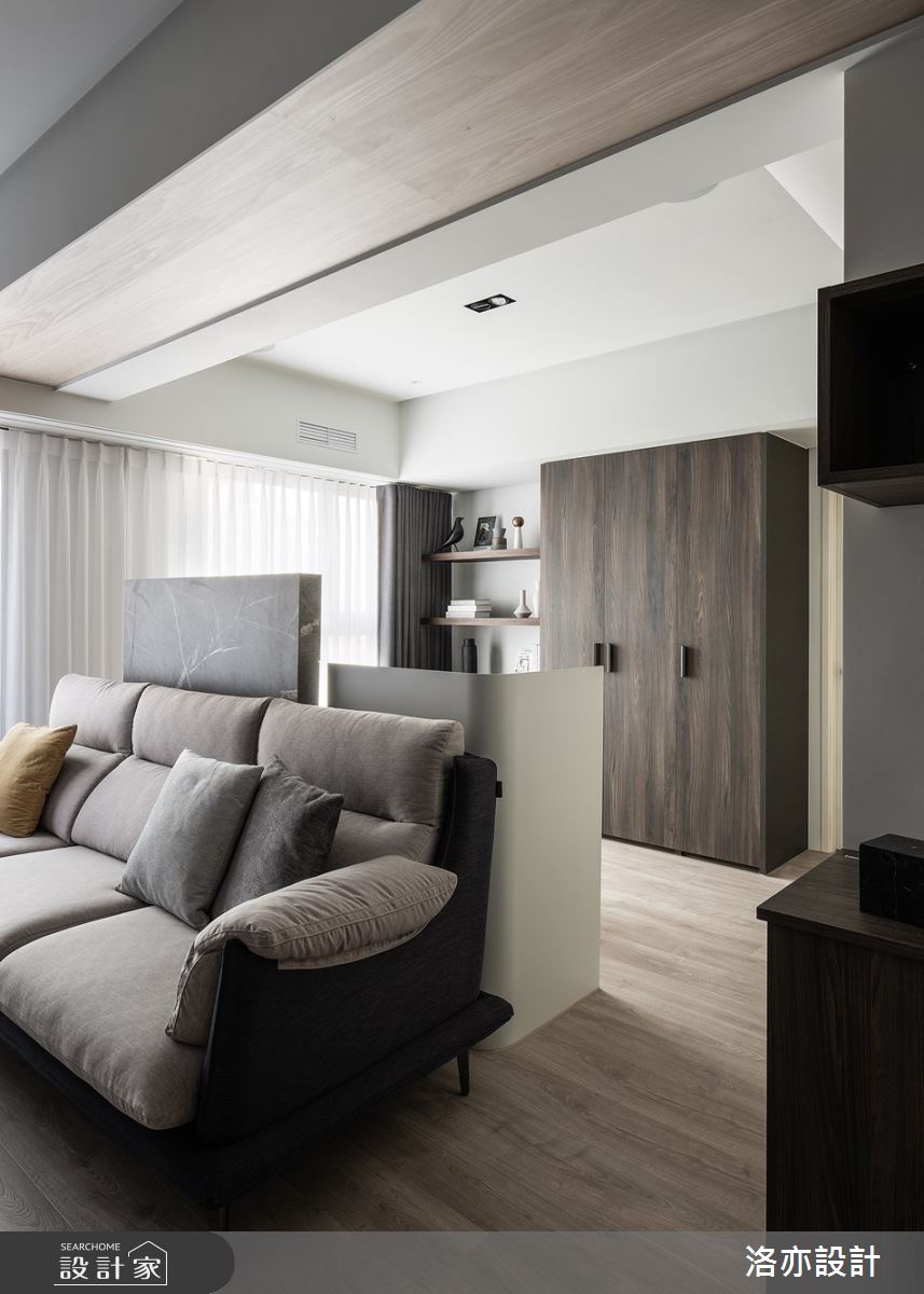 23坪新成屋(5年以下)＿簡約風客廳案例圖片＿洛亦設計 luò yì Interior Design＿洛亦_05之10