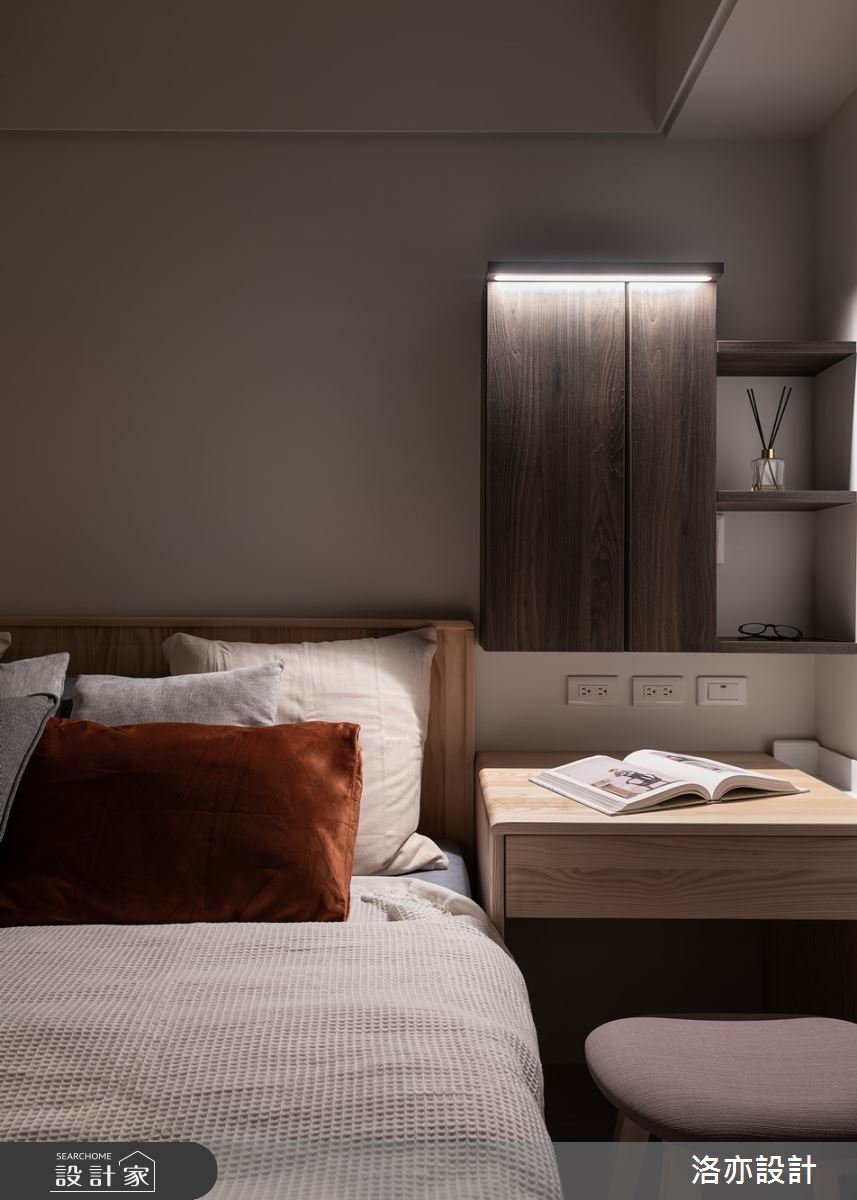 23坪新成屋(5年以下)＿簡約風臥室案例圖片＿洛亦設計 luò yì Interior Design＿洛亦_05之15