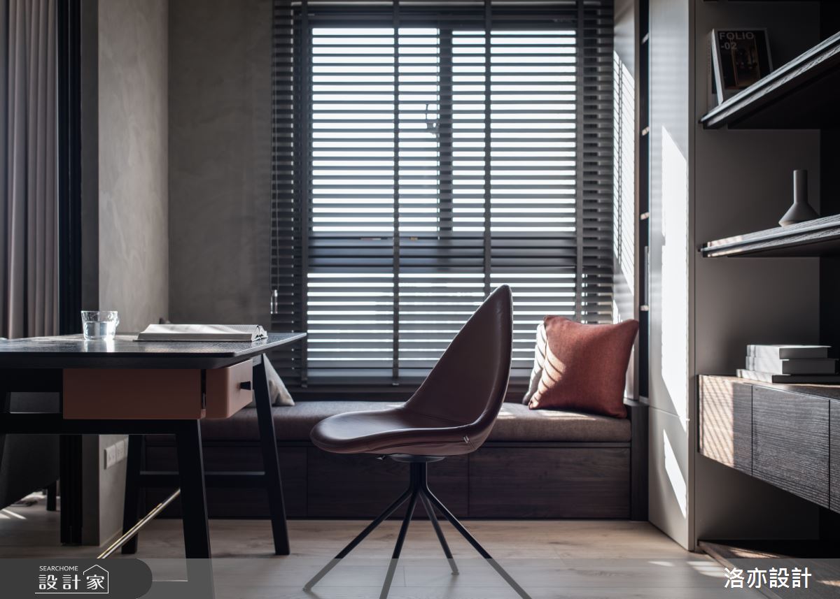 35坪新成屋(5年以下)＿混搭風書房案例圖片＿洛亦設計 luò yì Interior Design＿洛亦_06之12