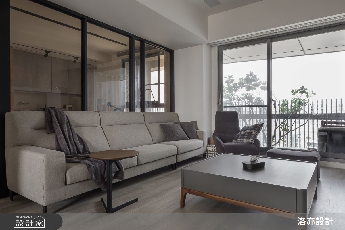 50坪新成屋(5年以下)＿北歐風客廳案例圖片＿洛亦設計 luò yì Interior Design＿洛亦_07之8