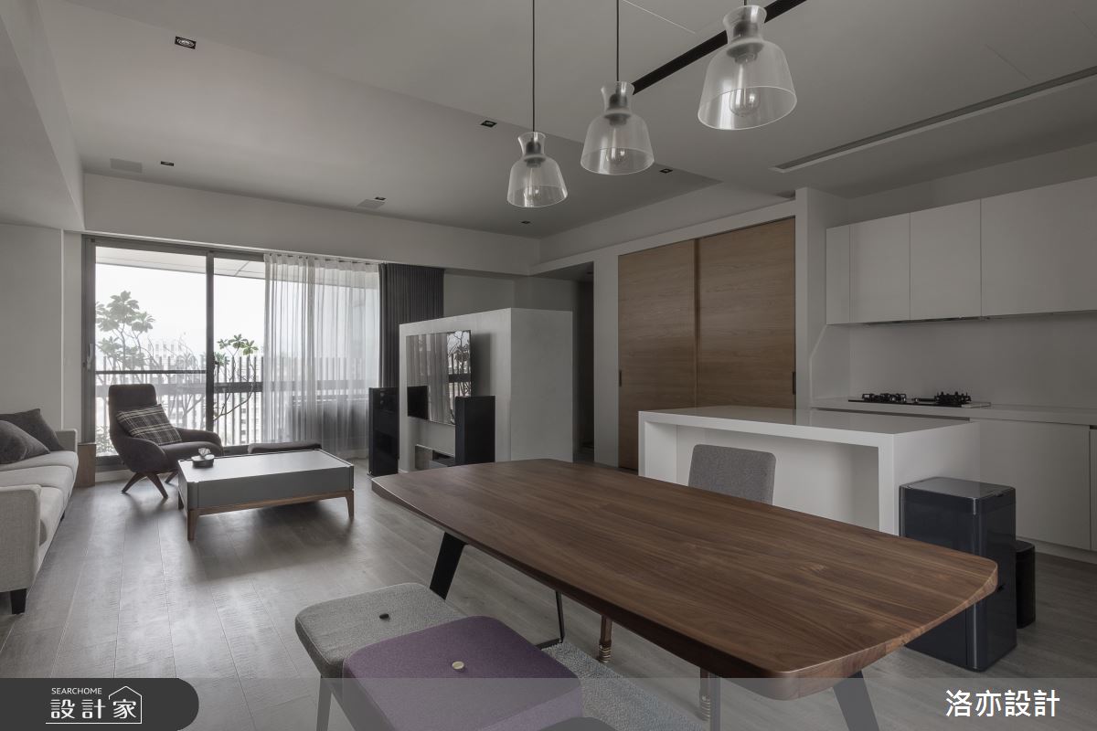 50坪新成屋(5年以下)＿北歐風餐廳案例圖片＿洛亦設計 luò yì Interior Design＿洛亦_07之11