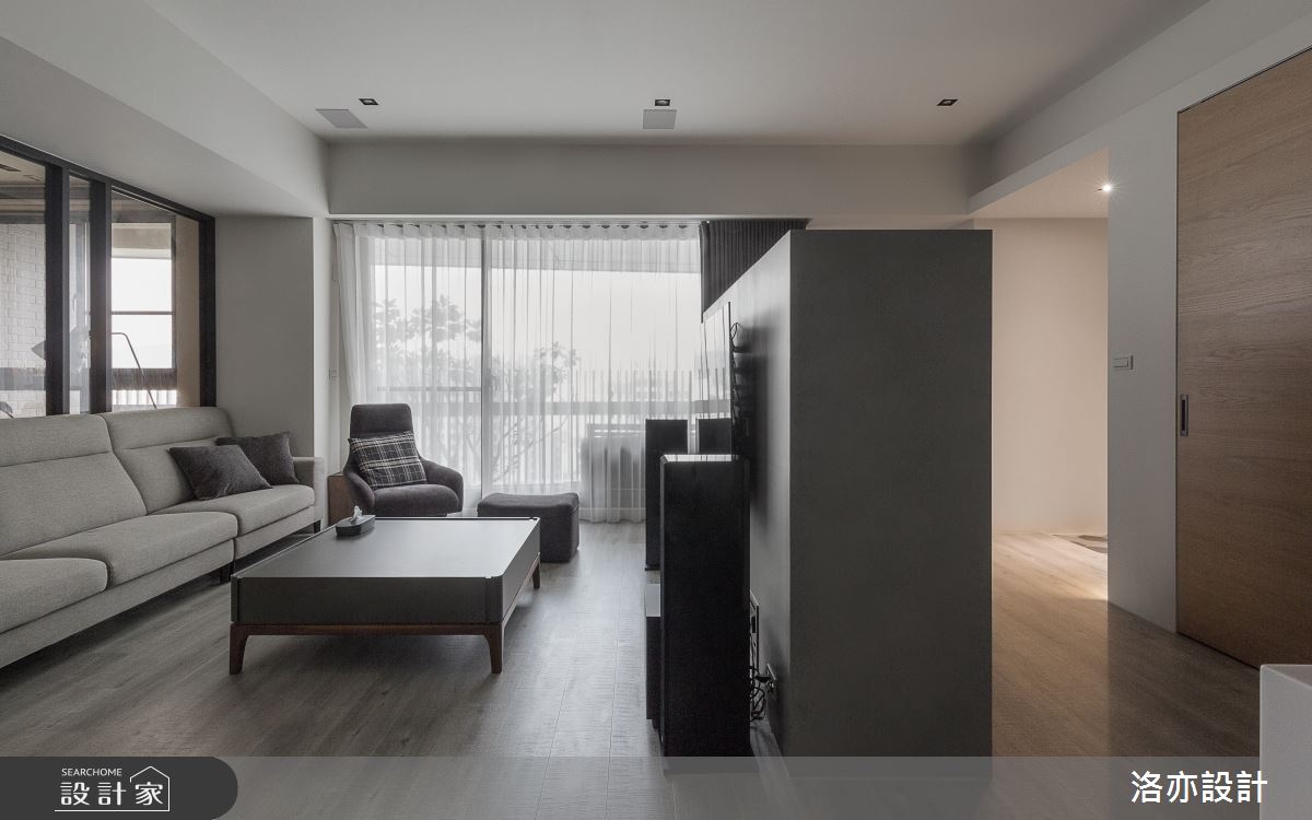 50坪新成屋(5年以下)＿北歐風客廳案例圖片＿洛亦設計 luò yì Interior Design＿洛亦_07之4
