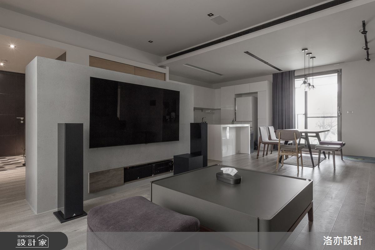 50坪新成屋(5年以下)＿北歐風客廳案例圖片＿洛亦設計 luò yì Interior Design＿洛亦_07之6