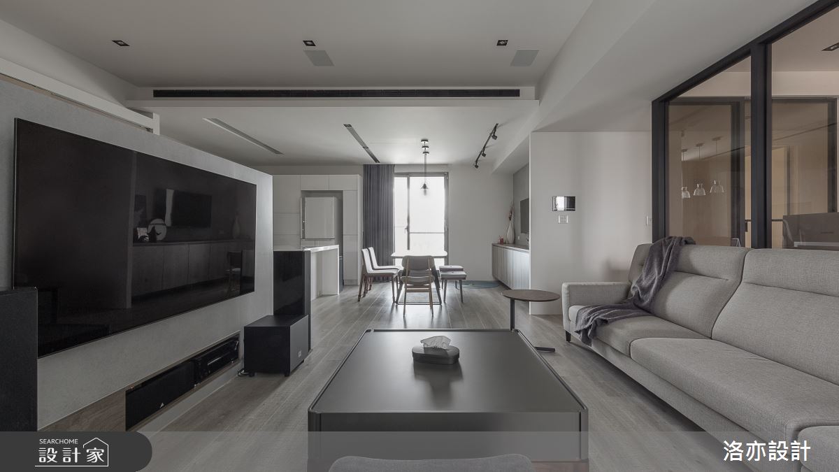 50坪新成屋(5年以下)＿北歐風客廳案例圖片＿洛亦設計 luò yì Interior Design＿洛亦_07之7