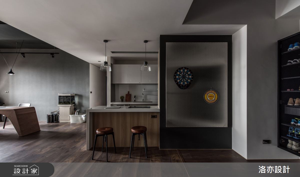 35坪新成屋(5年以下)＿工業風吧檯案例圖片＿洛亦設計 luò yì Interior Design＿洛亦_08之3