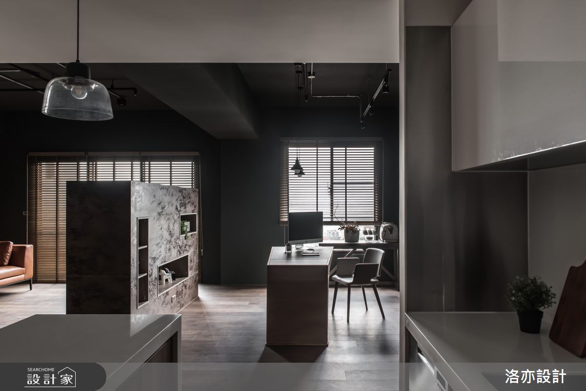 35坪新成屋(5年以下)＿工業風工作區案例圖片＿洛亦設計 luò yì Interior Design＿洛亦_08之14