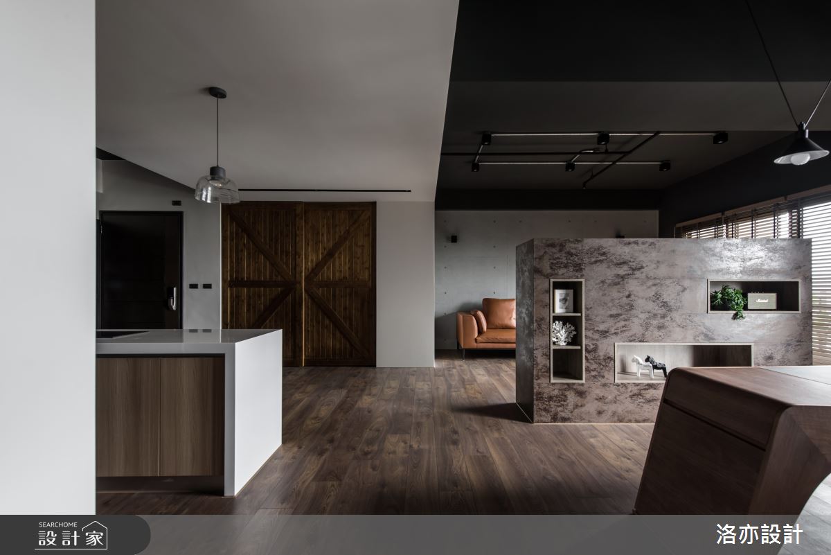 35坪新成屋(5年以下)＿工業風客廳案例圖片＿洛亦設計 luò yì Interior Design＿洛亦_08之15