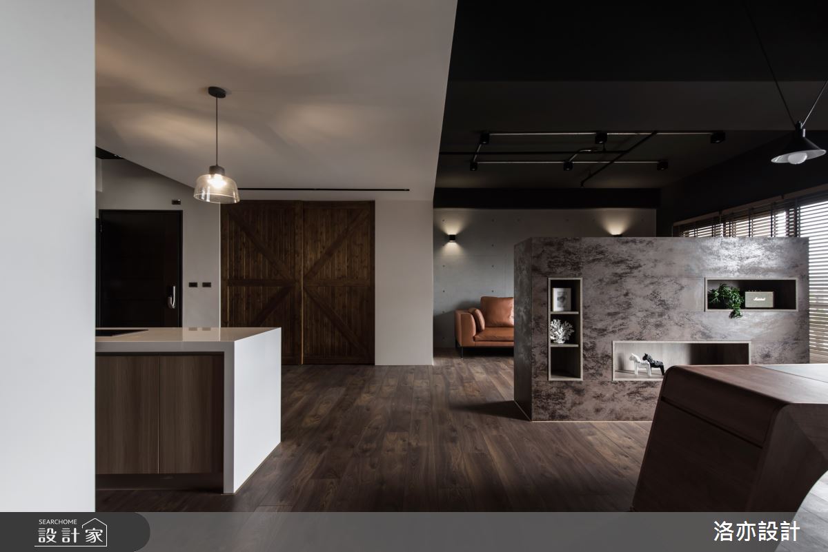 35坪新成屋(5年以下)＿工業風客廳案例圖片＿洛亦設計 luò yì Interior Design＿洛亦_08之16