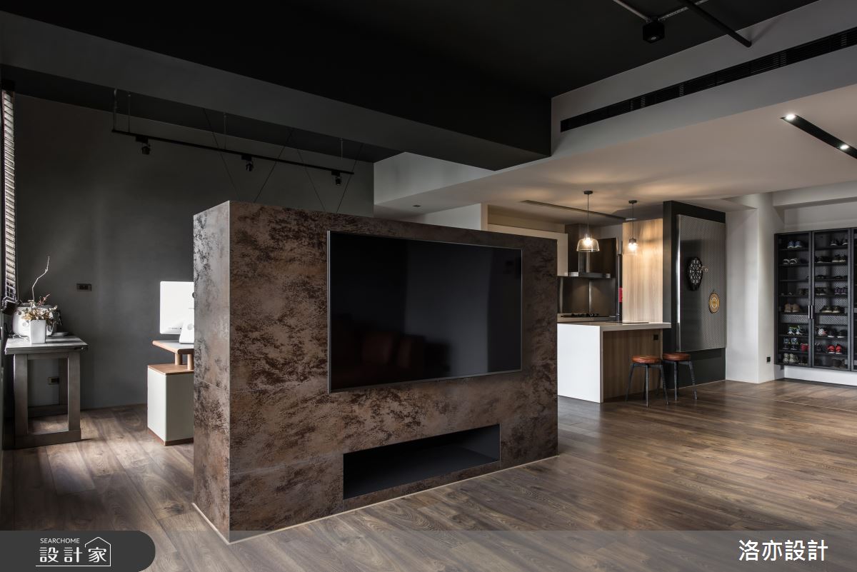 35坪新成屋(5年以下)＿工業風客廳案例圖片＿洛亦設計 luò yì Interior Design＿洛亦_08之11