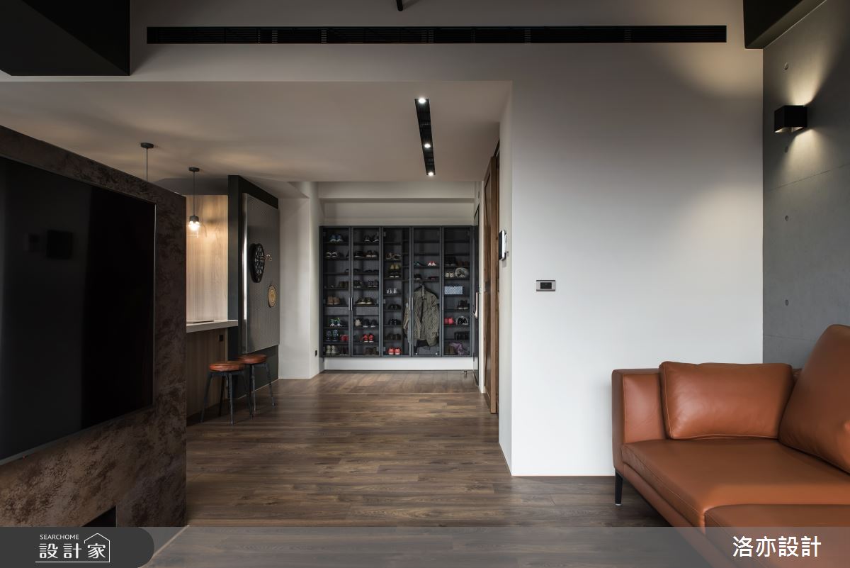 35坪新成屋(5年以下)＿工業風客廳案例圖片＿洛亦設計 luò yì Interior Design＿洛亦_08之25