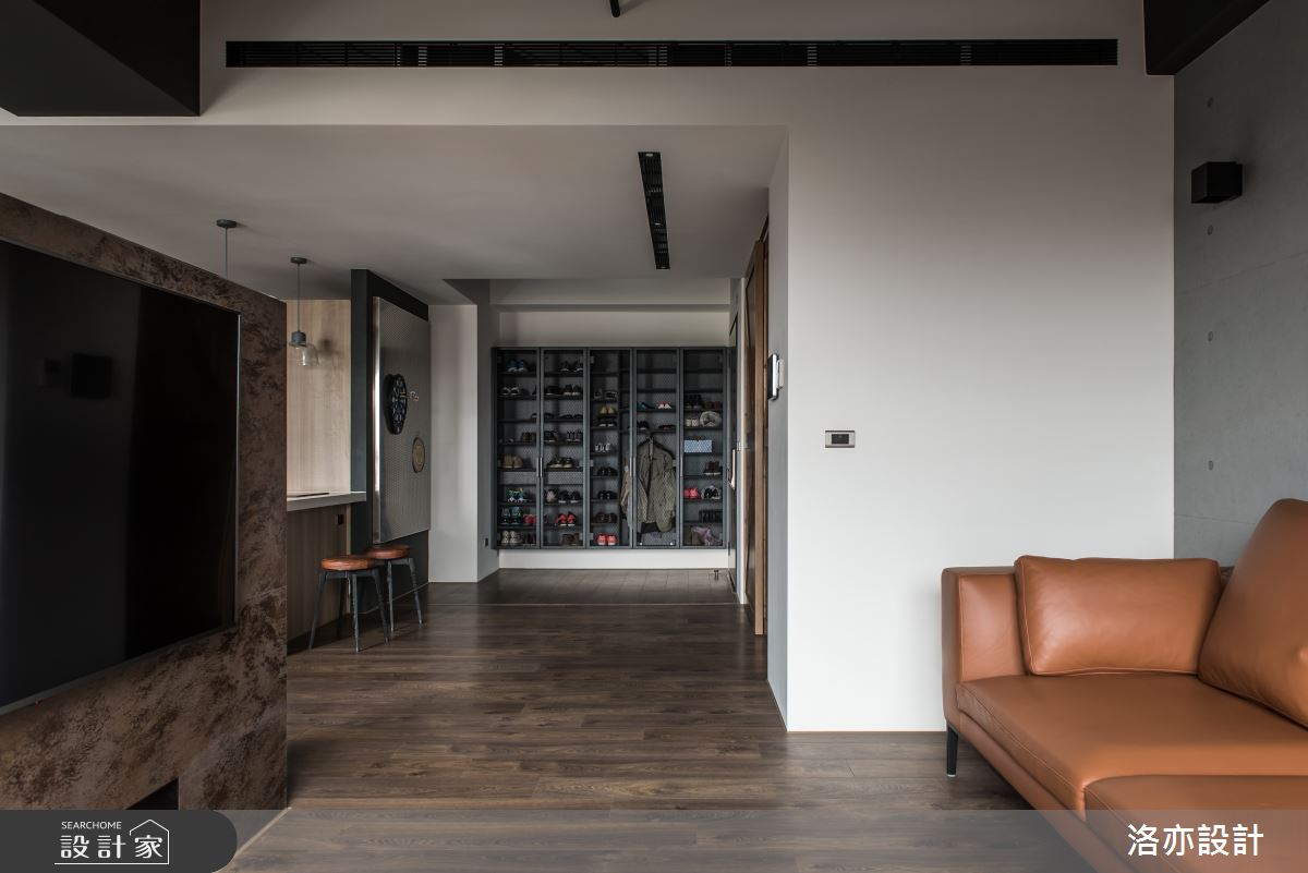 35坪新成屋(5年以下)＿工業風客廳案例圖片＿洛亦設計 luò yì Interior Design＿洛亦_08之24