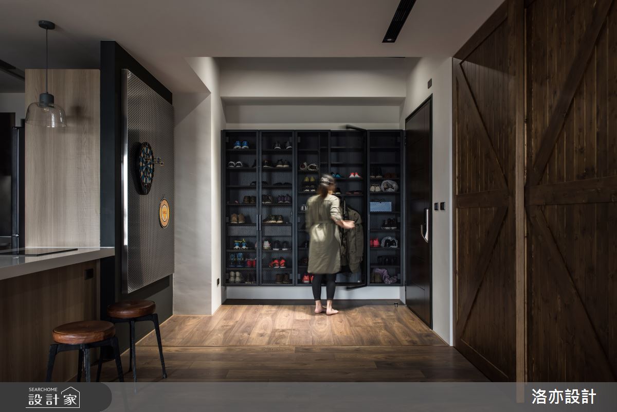 35坪新成屋(5年以下)＿工業風玄關案例圖片＿洛亦設計 luò yì Interior Design＿洛亦_08之23