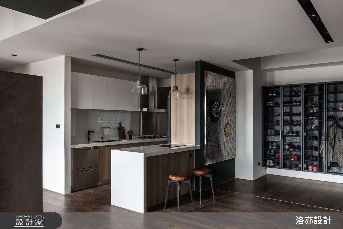 35坪新成屋(5年以下)＿工業風吧檯案例圖片＿洛亦設計 luò yì Interior Design＿洛亦_08之26