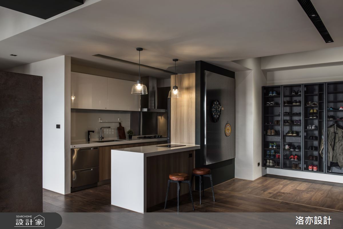 35坪新成屋(5年以下)＿工業風玄關吧檯案例圖片＿洛亦設計 luò yì Interior Design＿洛亦_08之27