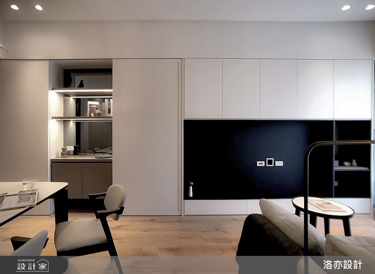 20坪新成屋(5年以下)＿簡約風客廳案例圖片＿洛亦設計 luò yì Interior Design＿洛亦_09之7