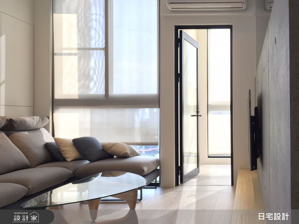 17坪新成屋(5年以下)＿北歐風客廳案例圖片＿日宅設計＿日宅_疊之1