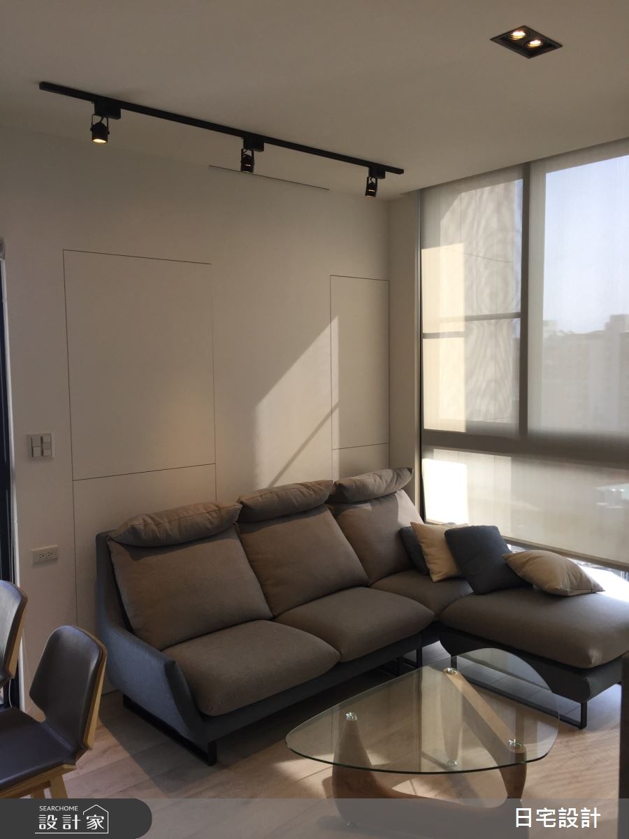17坪新成屋(5年以下)＿北歐風客廳案例圖片＿日宅設計＿日宅_疊之2