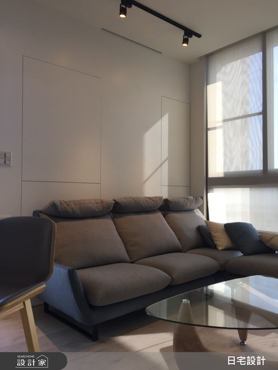 17坪新成屋(5年以下)＿北歐風客廳案例圖片＿日宅設計＿日宅_疊之3