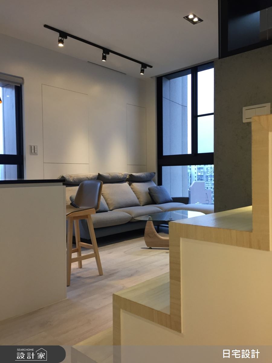 17坪新成屋(5年以下)＿北歐風樓梯案例圖片＿日宅設計＿日宅_疊之10