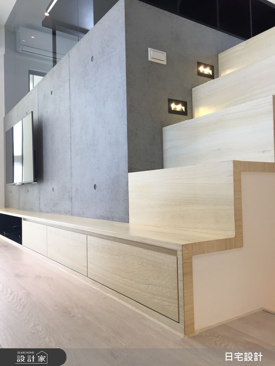 17坪新成屋(5年以下)＿北歐風樓梯案例圖片＿日宅設計＿日宅_疊之11