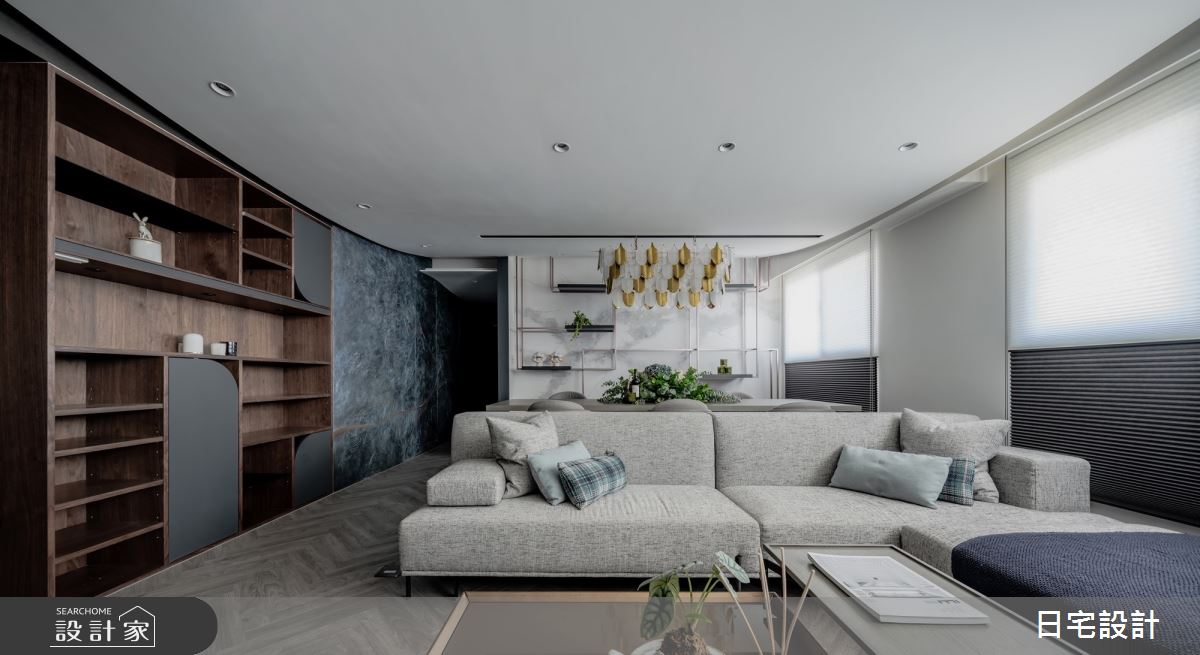 37坪新成屋(5年以下)＿混搭風客廳案例圖片＿日宅設計＿日宅_聚之4