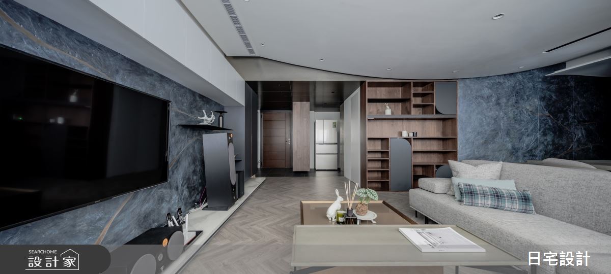 37坪新成屋(5年以下)＿混搭風客廳案例圖片＿日宅設計＿日宅_聚之5