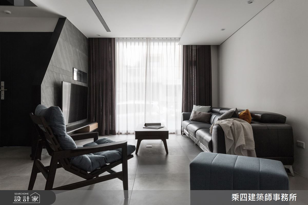 110坪新成屋(5年以下)＿現代風客廳案例圖片＿乘四建築師事務所＿乘四_21之2