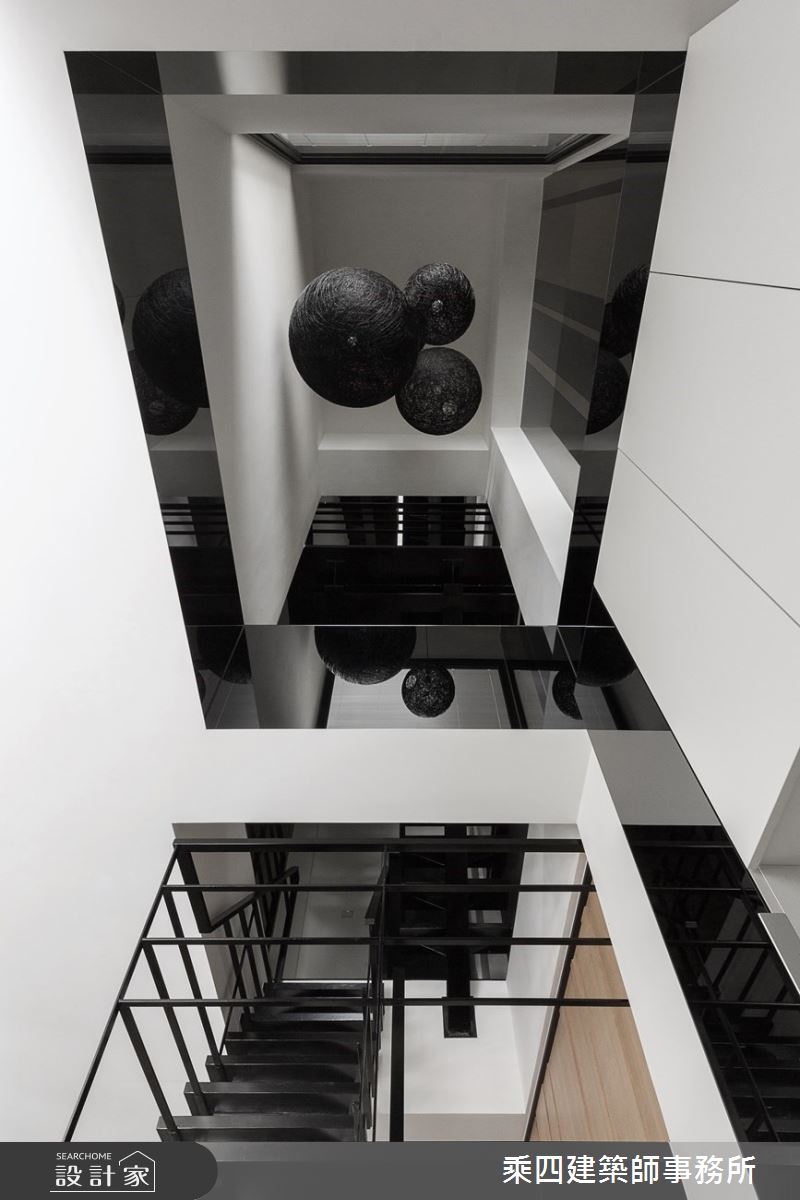 110坪新成屋(5年以下)＿現代風樓梯案例圖片＿乘四建築師事務所＿乘四_21之33